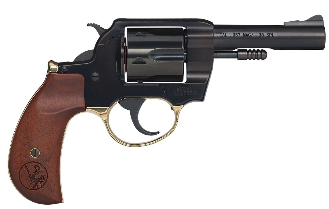 HENRY BIG BOY REVOLVER .357 MAG/.38 SPL BIRDSHEAD GRIP 6RD 4IN BARREL H017BDM - 556 Black Friday Promotion